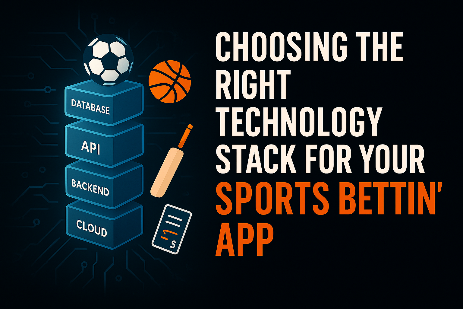 Choosing the Right Technology Stack for Your Sports Betting App in 2025